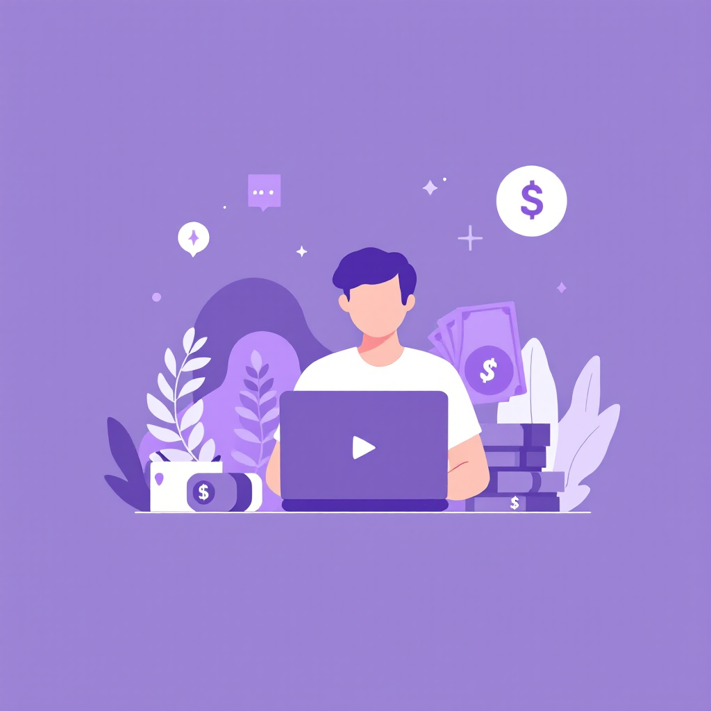 Créateur de contenu utilisant Skod pour monétiser son audience