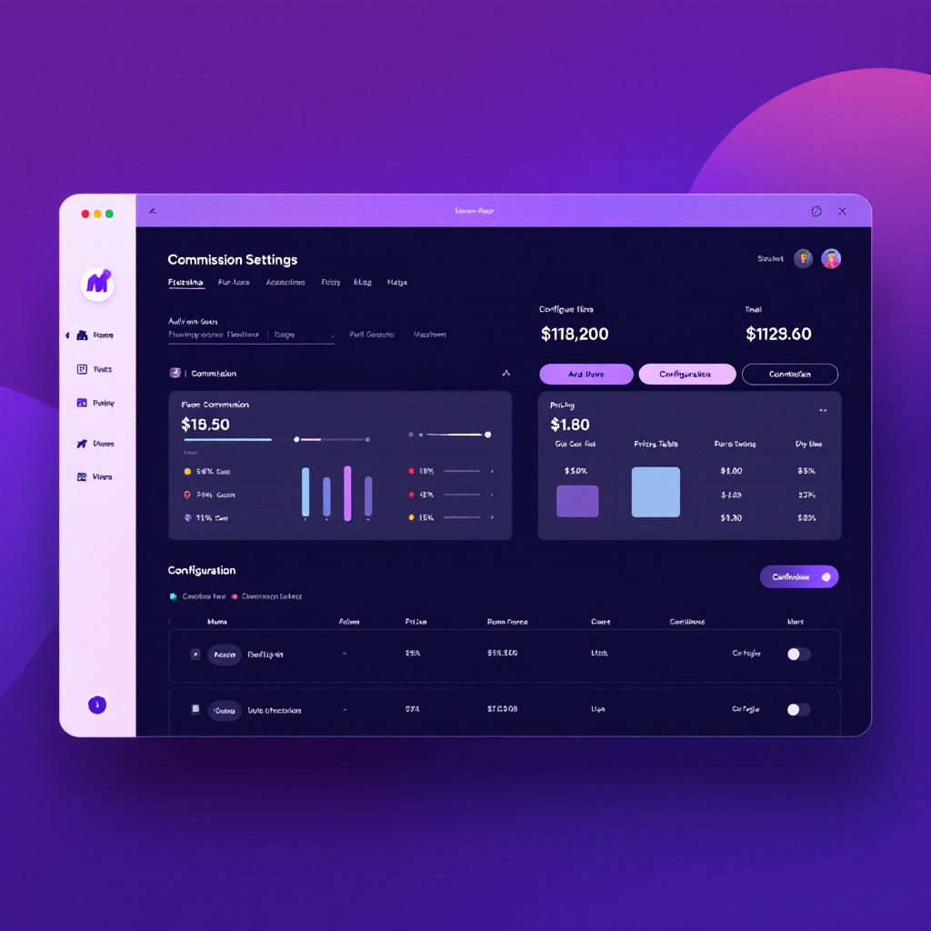 Étape 2 : Configurez les commissions