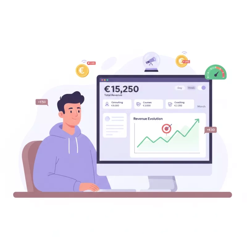 Étape 1 : Revenus en temps réel