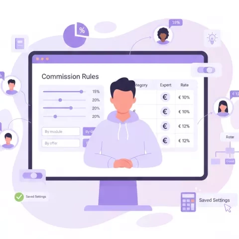 Étape 2 : Configurez les commissions